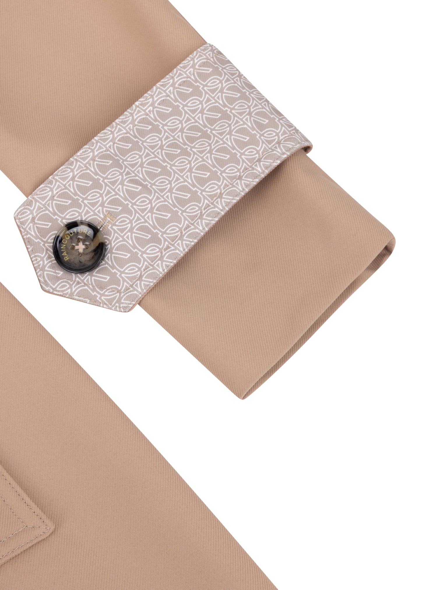 Waterproof Straight-Fit Trenchcoat | Beige Lightweight