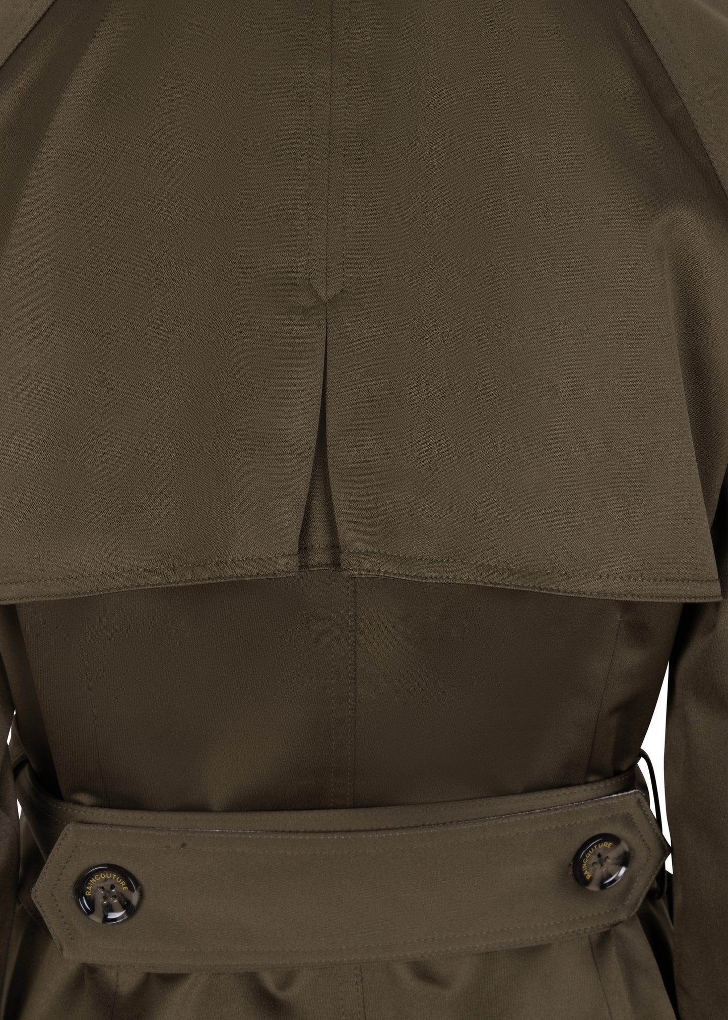 Waterproof Straight-Fit Trenchcoat | Satin Green