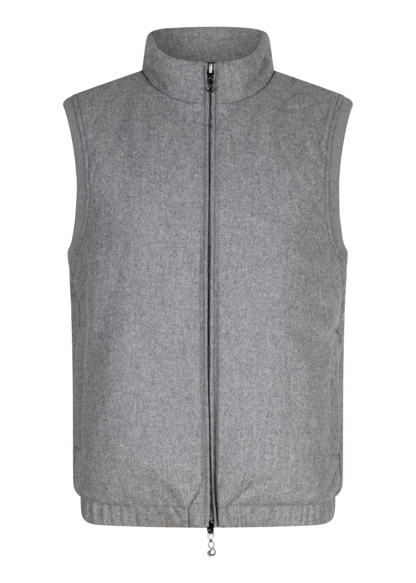 Wool Bodywarmer Jacket | Gray Wool