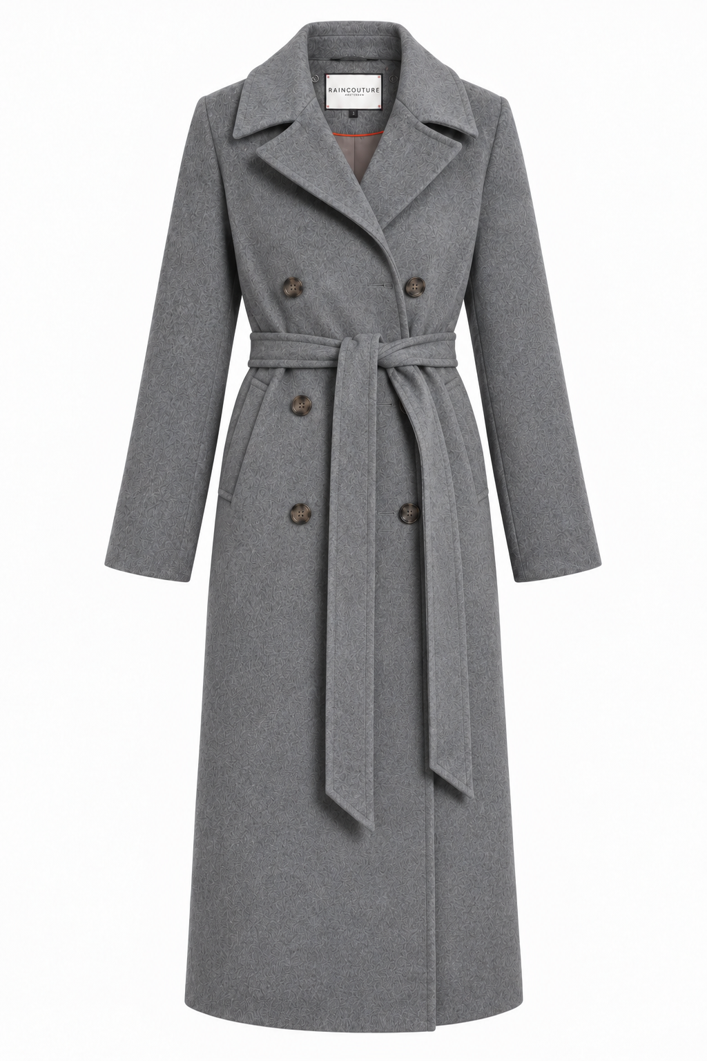 Waterproof 100% Wool Wrapcoat | Gray