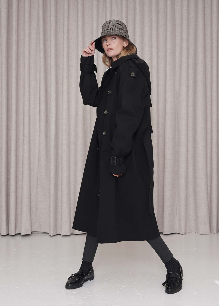Waterproof Timeless Trench - Black