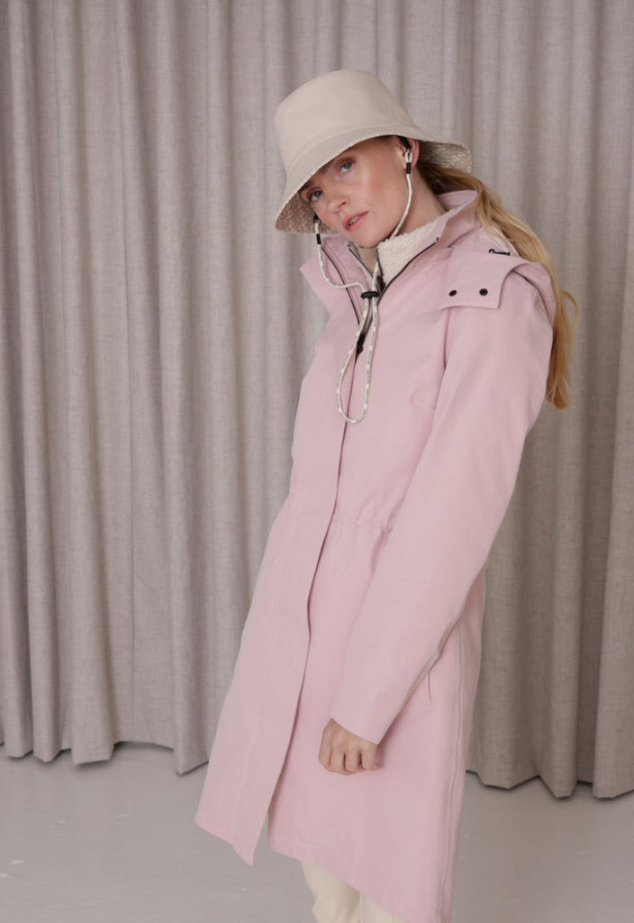 Tailored Waterproof All-Weather Parka - Pink