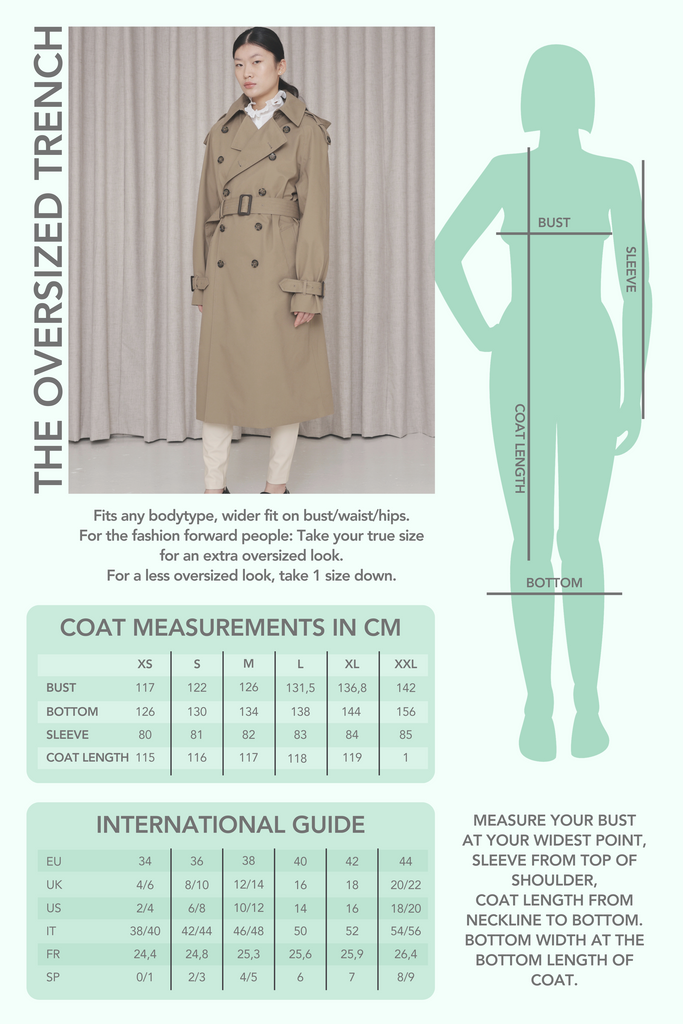 Coat dimensions 2025