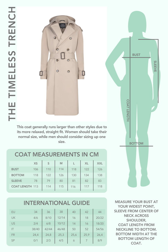Waterproof Timeless Trench - Sage Green