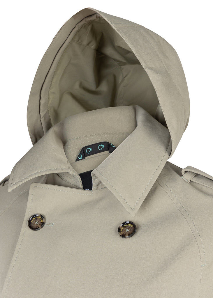 Waterproof Timeless Trench - Sage Green