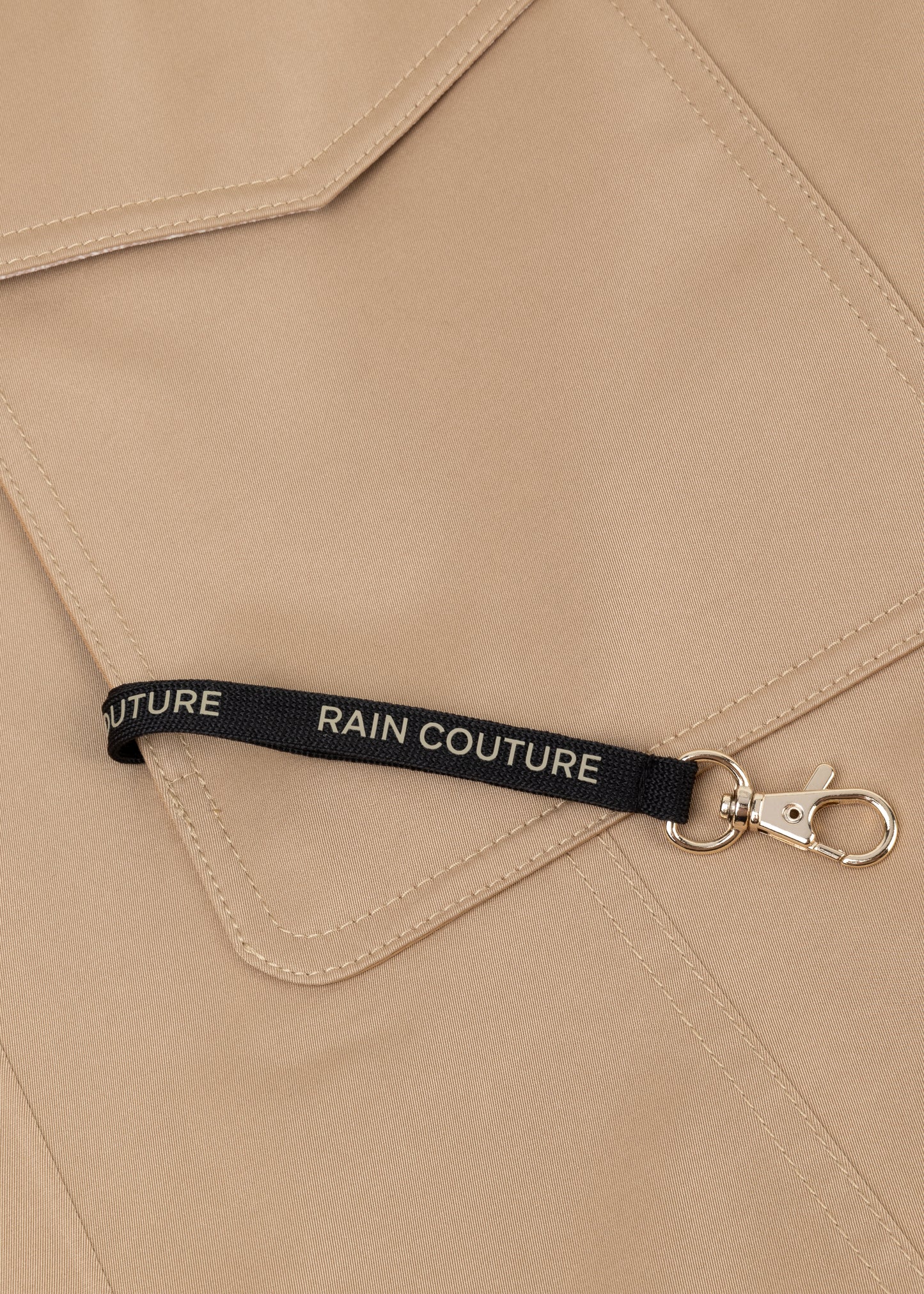 Waterproof Tailored To Fit Trenchcoat  | Dark Satin Camel