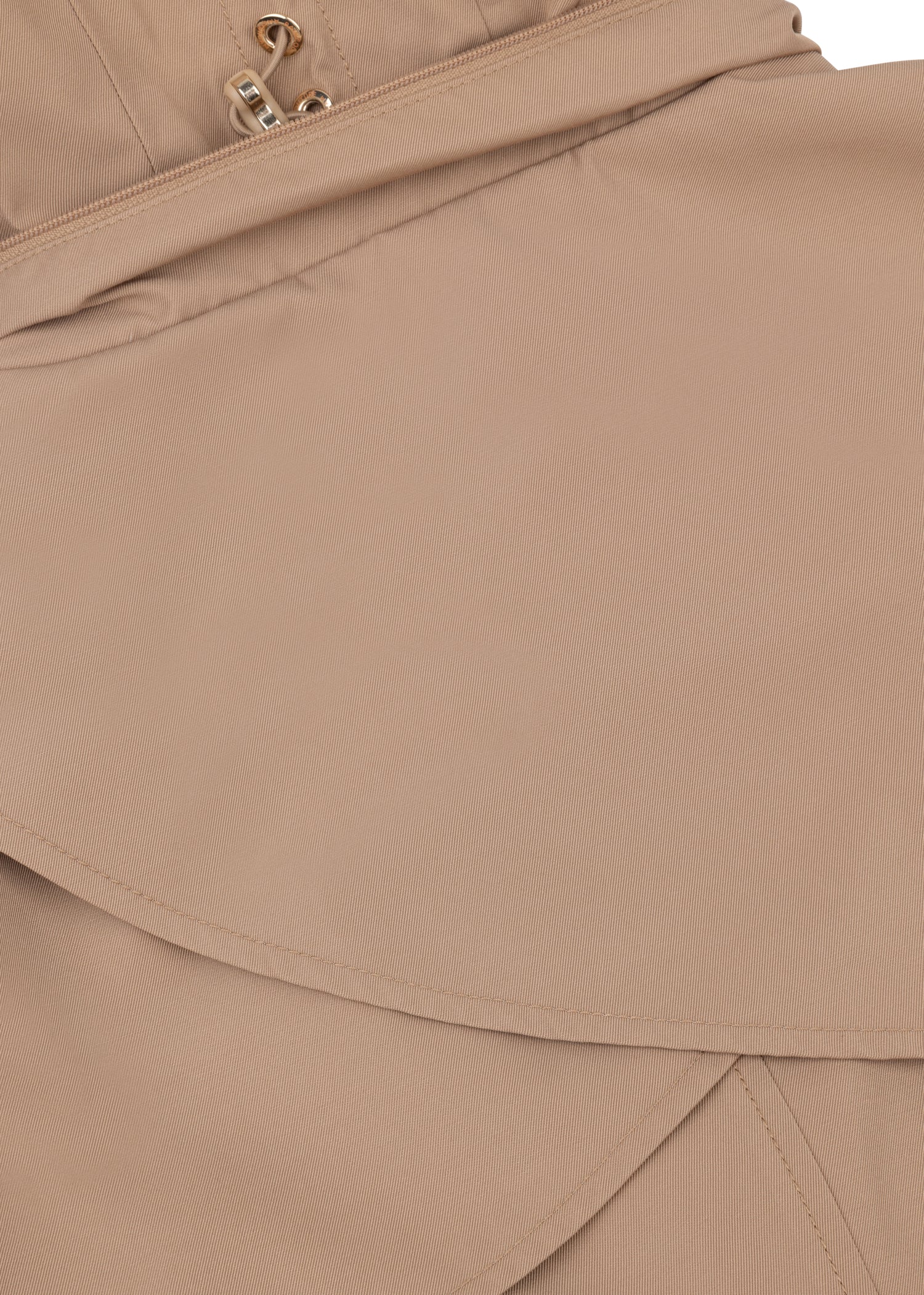 Waterproof Straight Fit Coat  | Camel Beige