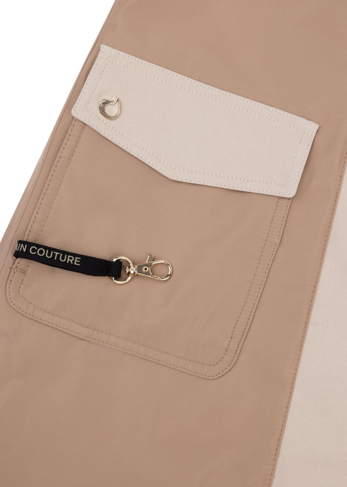 Waterproof Straight Fit Coat  | Camel Beige