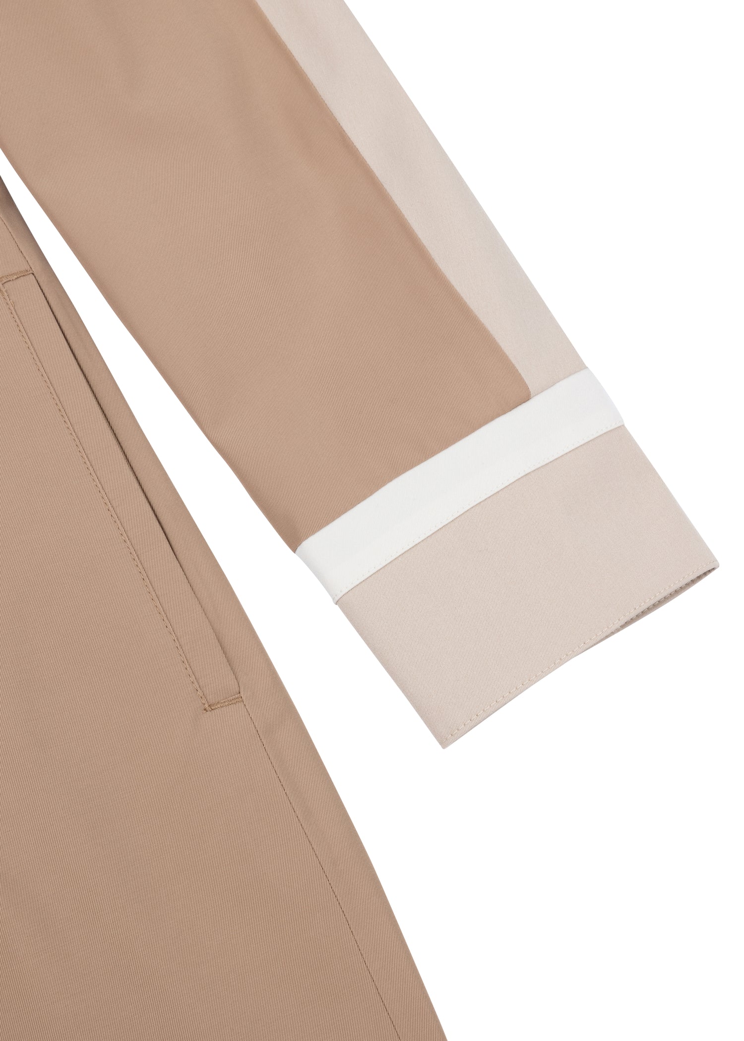 Waterproof Straight Fit Coat  | Camel Beige