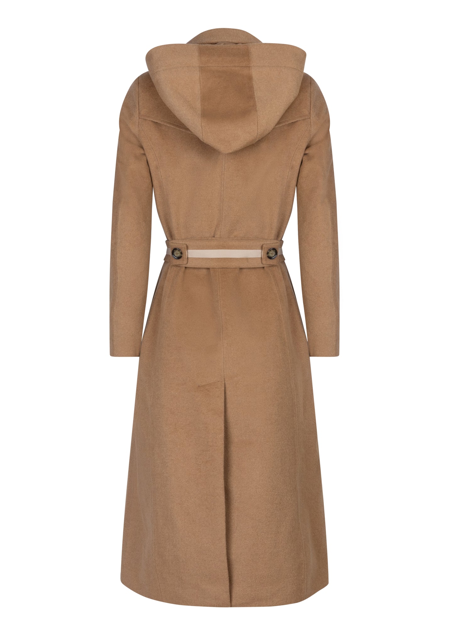 Waterproof Double Breasted Wool Trench  | Soft Camel Wool