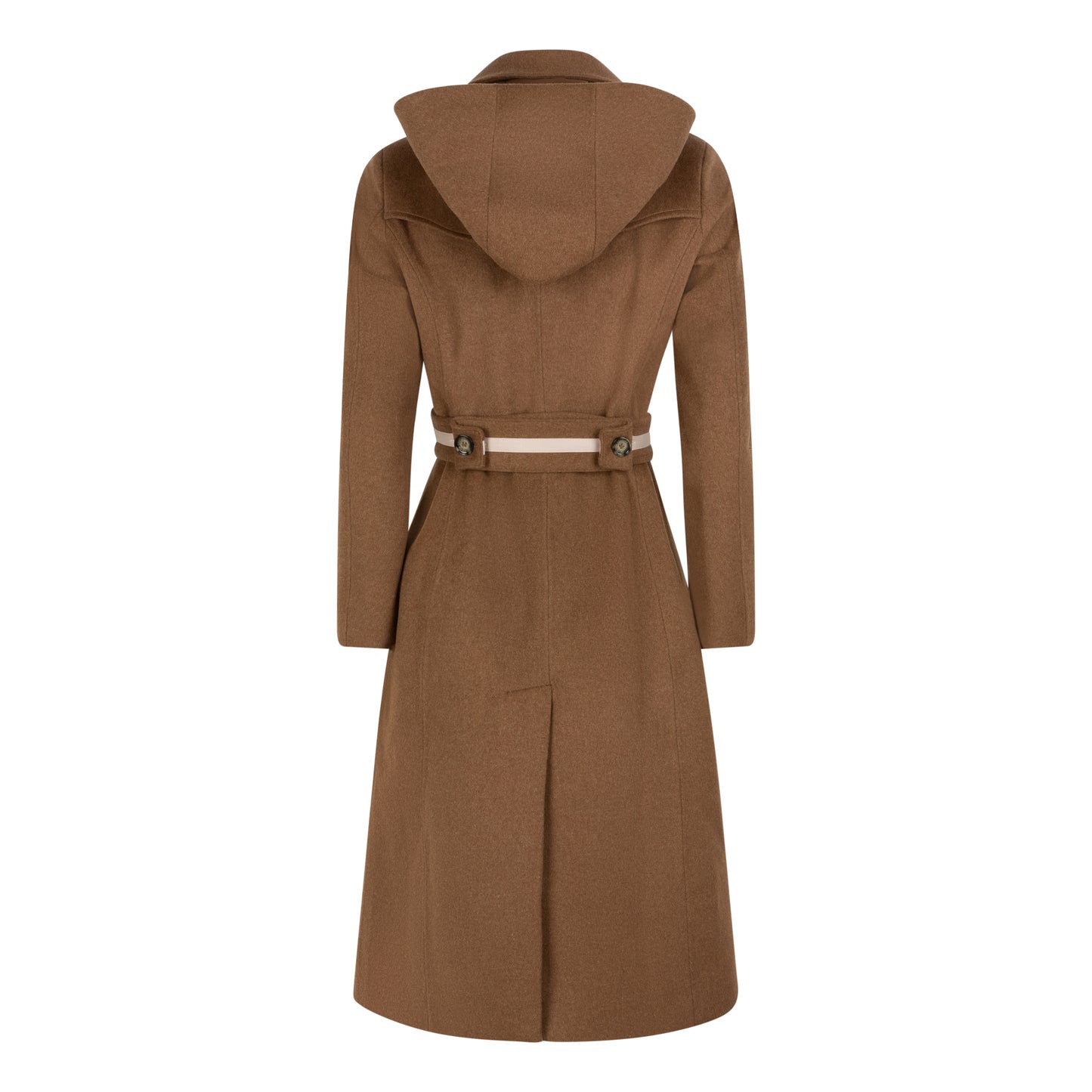 Waterproof Double Breasted Wool Trench  | Soft Camel Wool