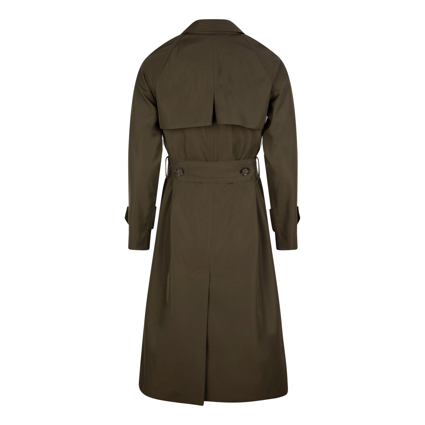 Waterproof Straight-Fit Trenchcoat  | Satin Green