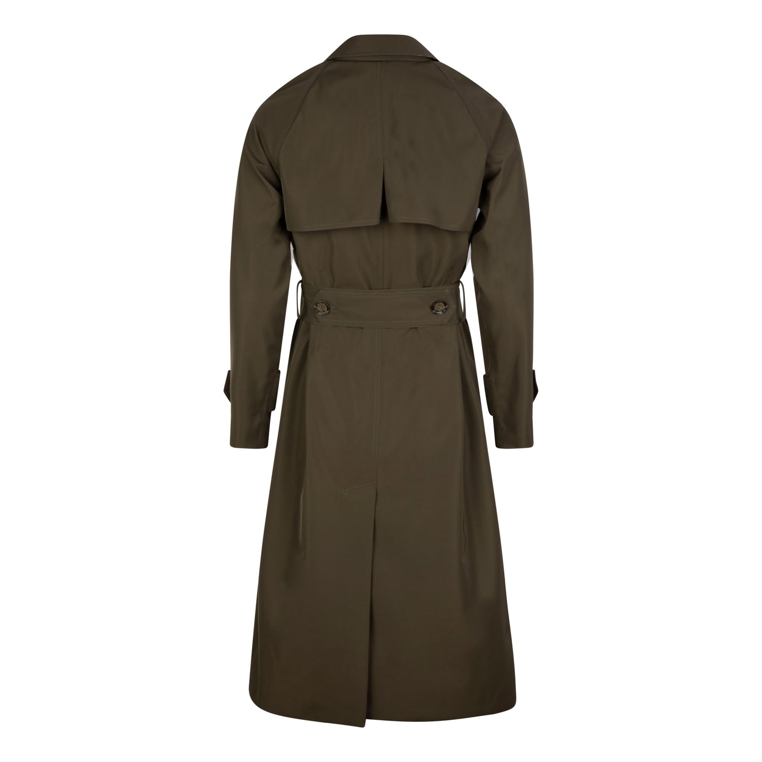 Waterproof Straight-Fit Trenchcoat  | Satin Green