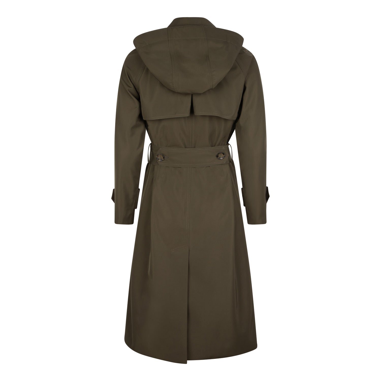 Waterproof Straight-Fit Trenchcoat  | Satin Green