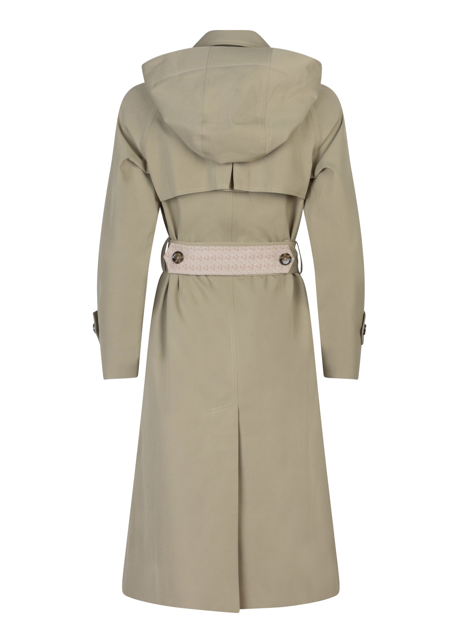 Waterproof Straight-Fit Trenchcoat  | Khaki Green