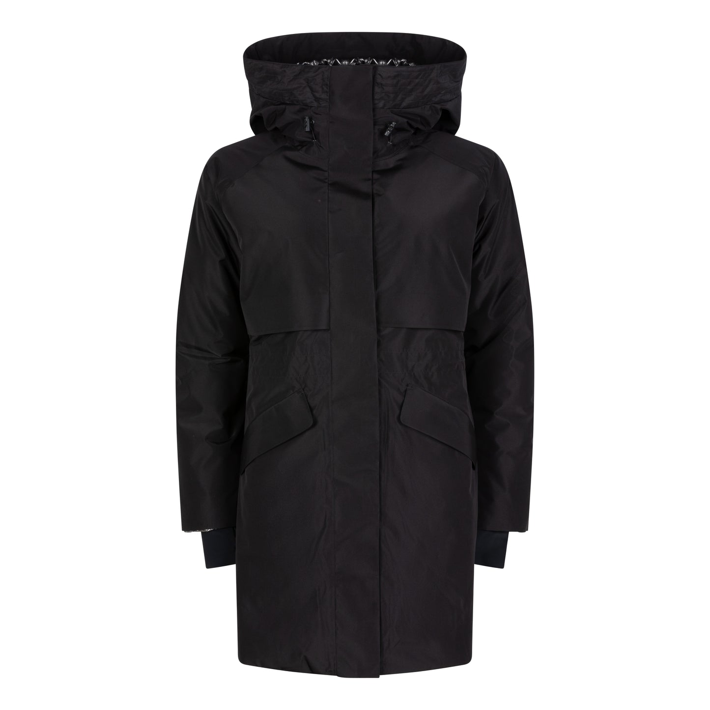 Waterproof Reversible Puffer Jacket - Black