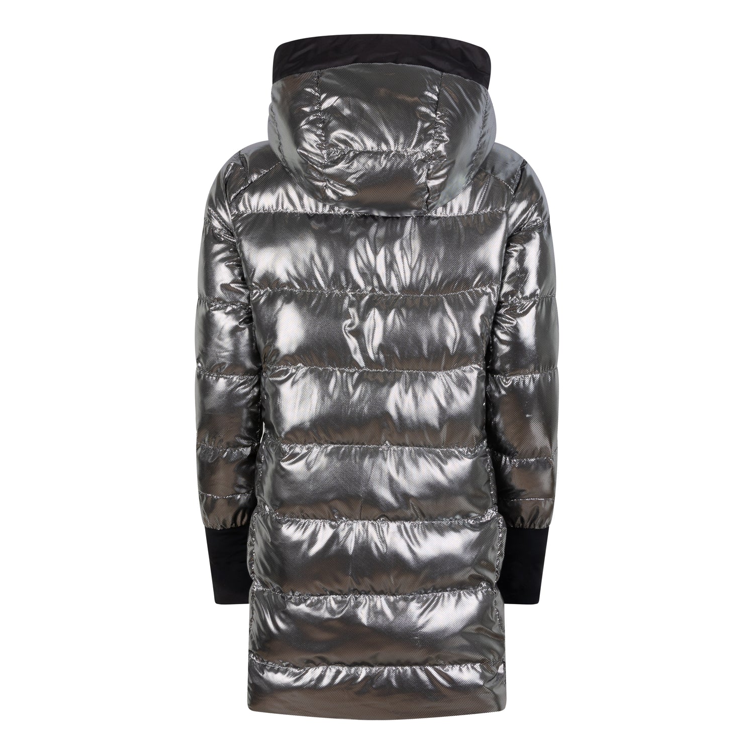 Waterproof Reversible Puffer Jacket - Black