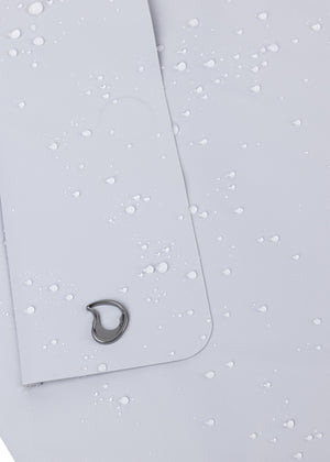 Waterproof Packable Straight-Fit Trenchcoat | Sky Gray
