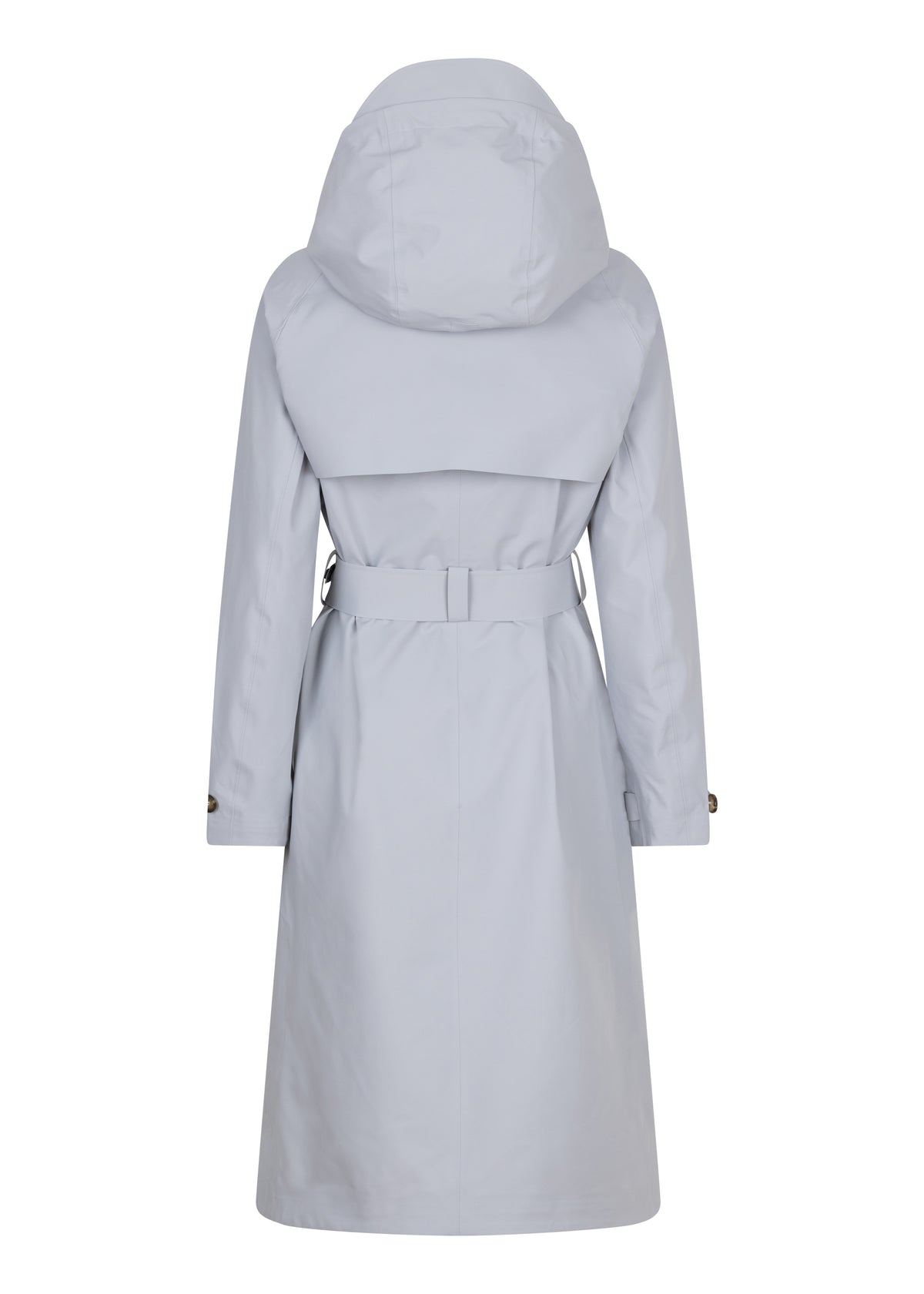 Waterproof Packable Straight-Fit Trenchcoat | Sky Gray
