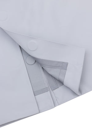 Waterproof Packable Straight-Fit Trenchcoat | Sky Gray