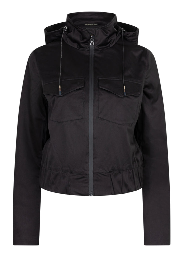 Waterproof Stretch Bomber - Black