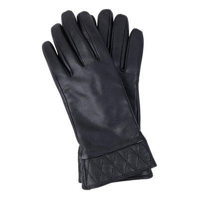 Waterproof Women Leather Gloves | Black