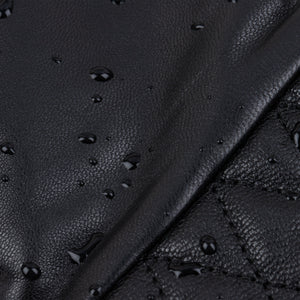 Waterproof Women Leather Gloves | Black