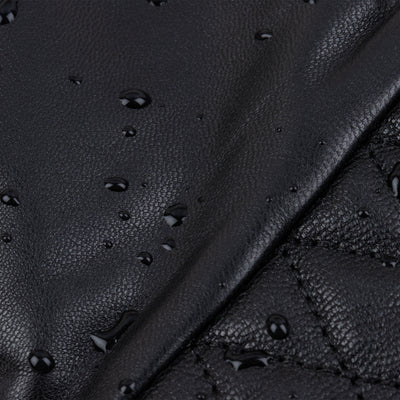 Waterproof Women Leather Gloves | Black