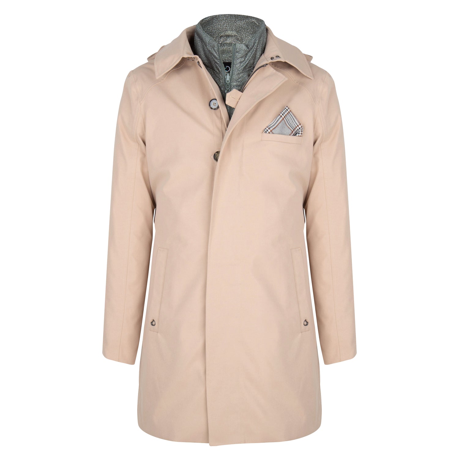 Waterproof Straight Fit Trenchcoat  | Beige