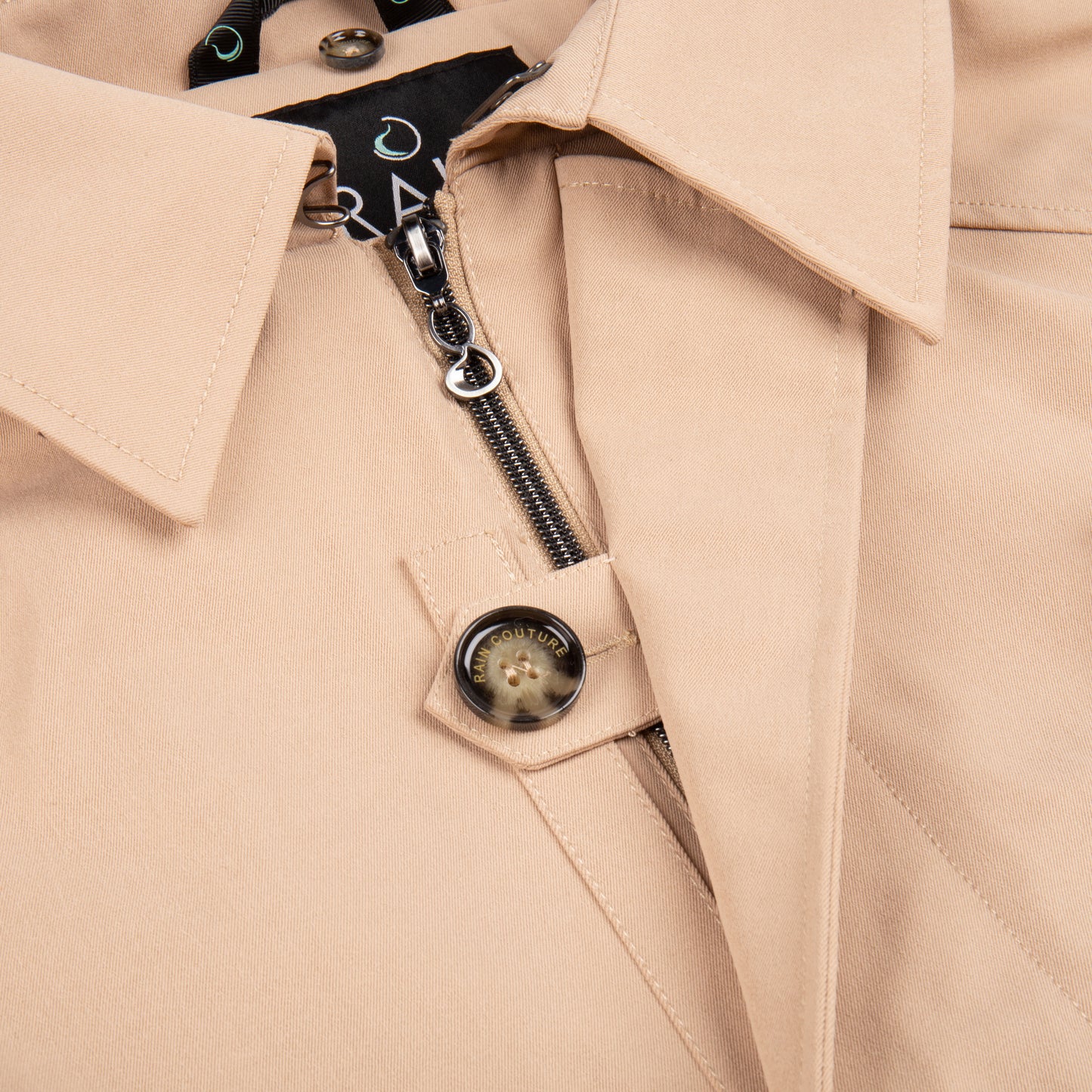 Waterproof Straight Fit Trenchcoat  | Beige