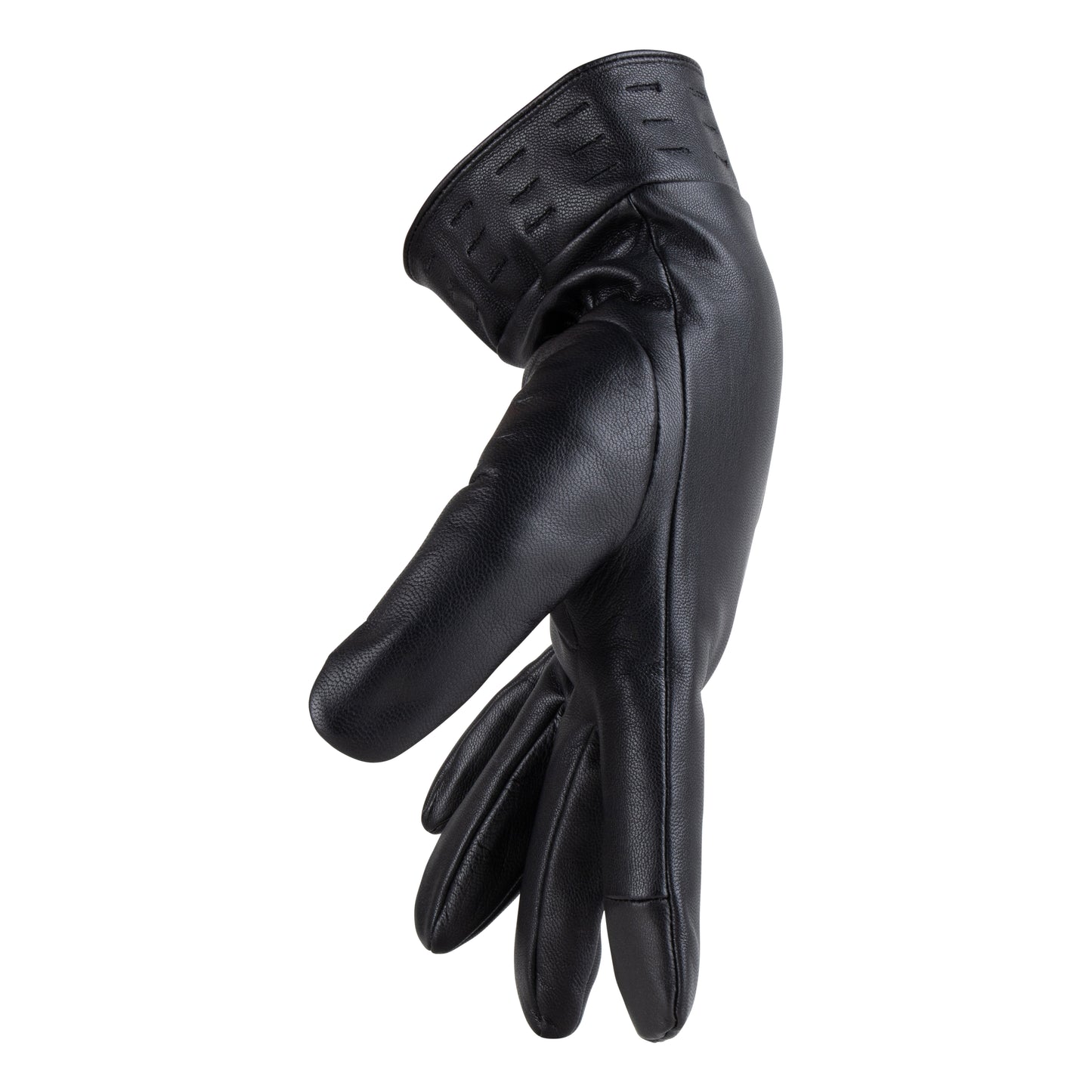 Waterproof Mens Leather Gloves | Black