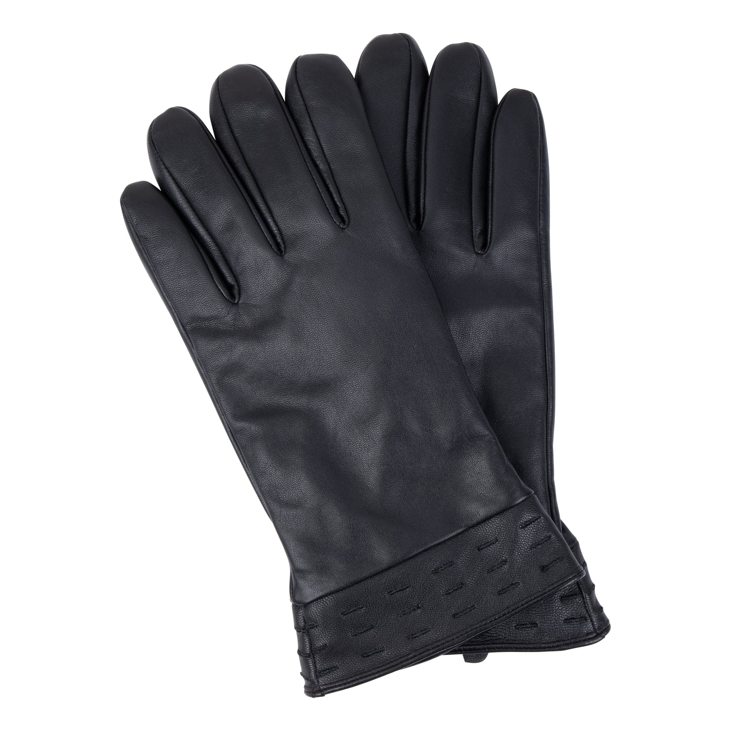 Waterproof Mens Leather Gloves | Black