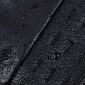 Waterproof Mens Leather Gloves | Black