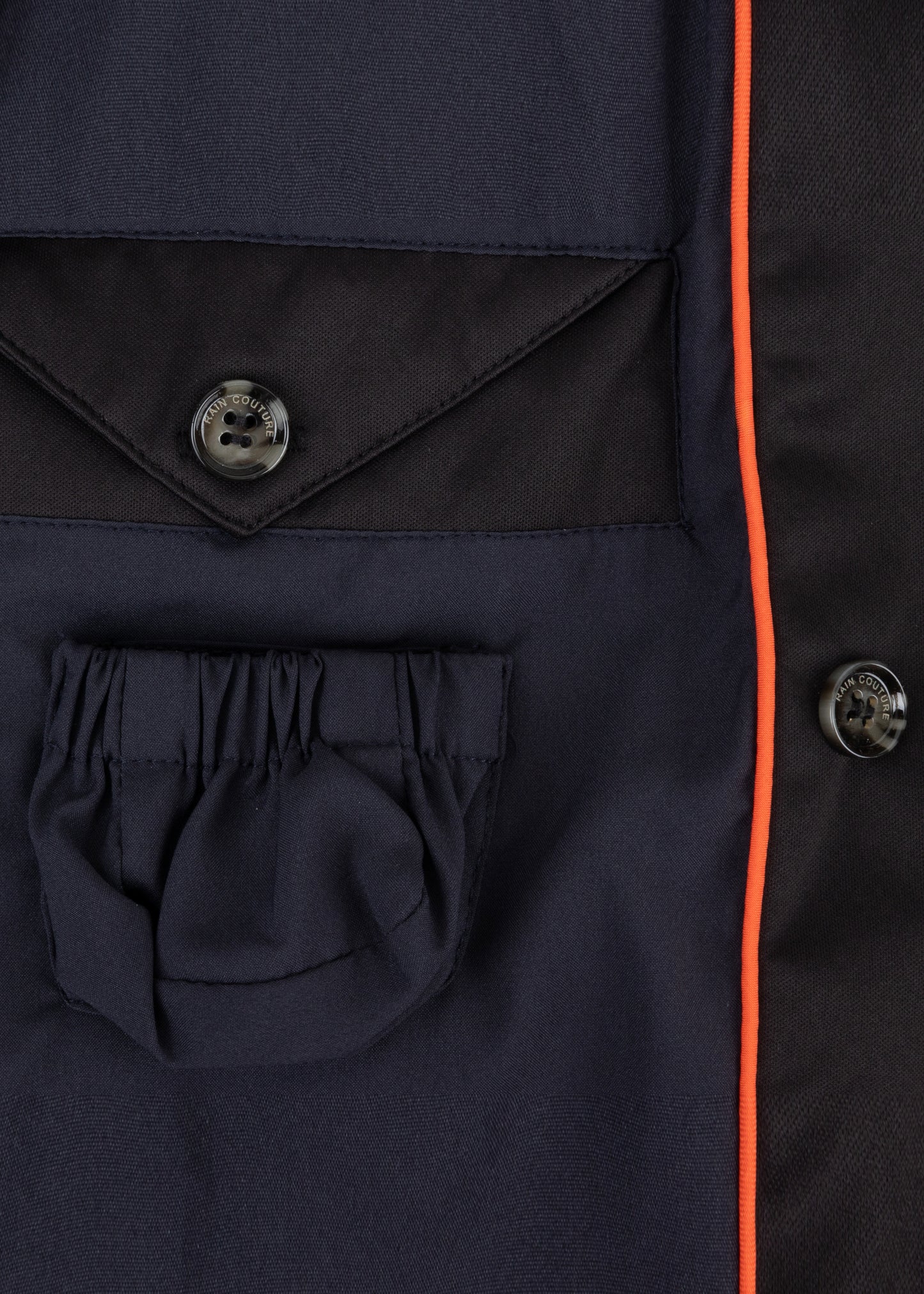 Waterproof Stretchable 4-Pocket Jacket | Blacl