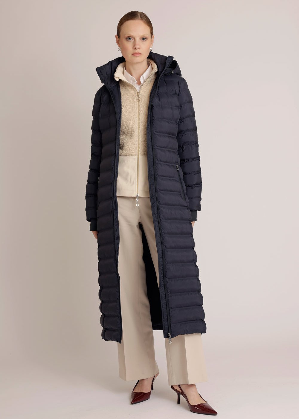 Maxi Waterproof Puffer Jacket  - True Navy