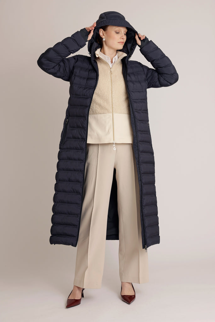 Maxi Waterproof Puffer Jacket  - True Navy