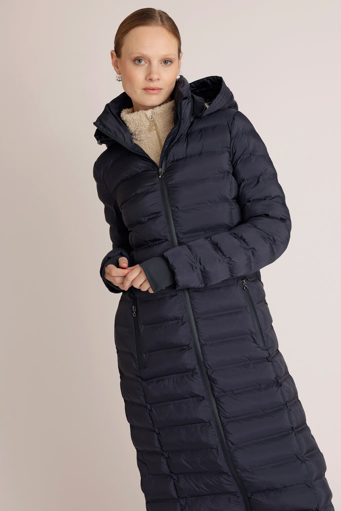 Maxi Waterproof Puffer Jacket  - True Navy