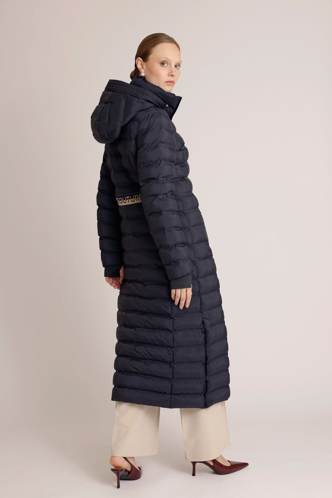 Maxi Waterproof Puffer Jacket  - True Navy