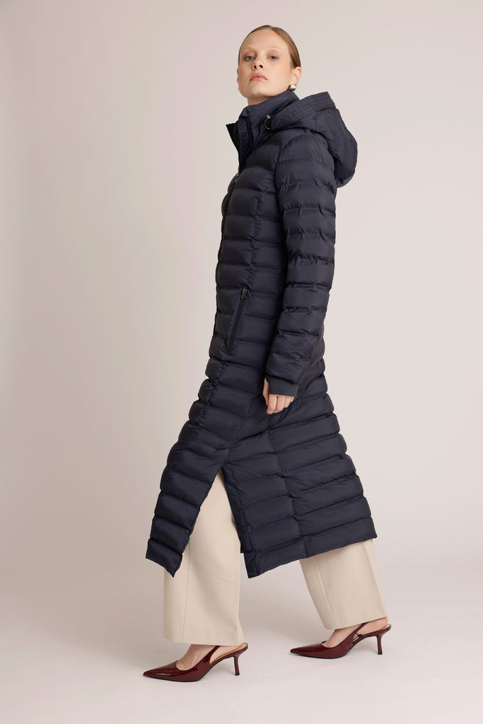 Maxi Waterproof Puffer Jacket  - True Navy