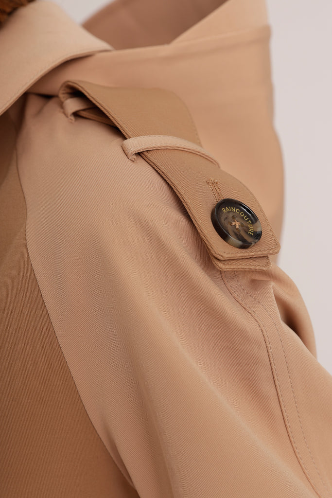 Waterproof Timeless Trench - Two-Tone Beige