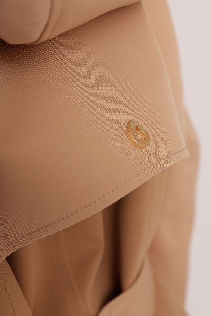 Waterproof Timeless Trench - Two-Tone Beige