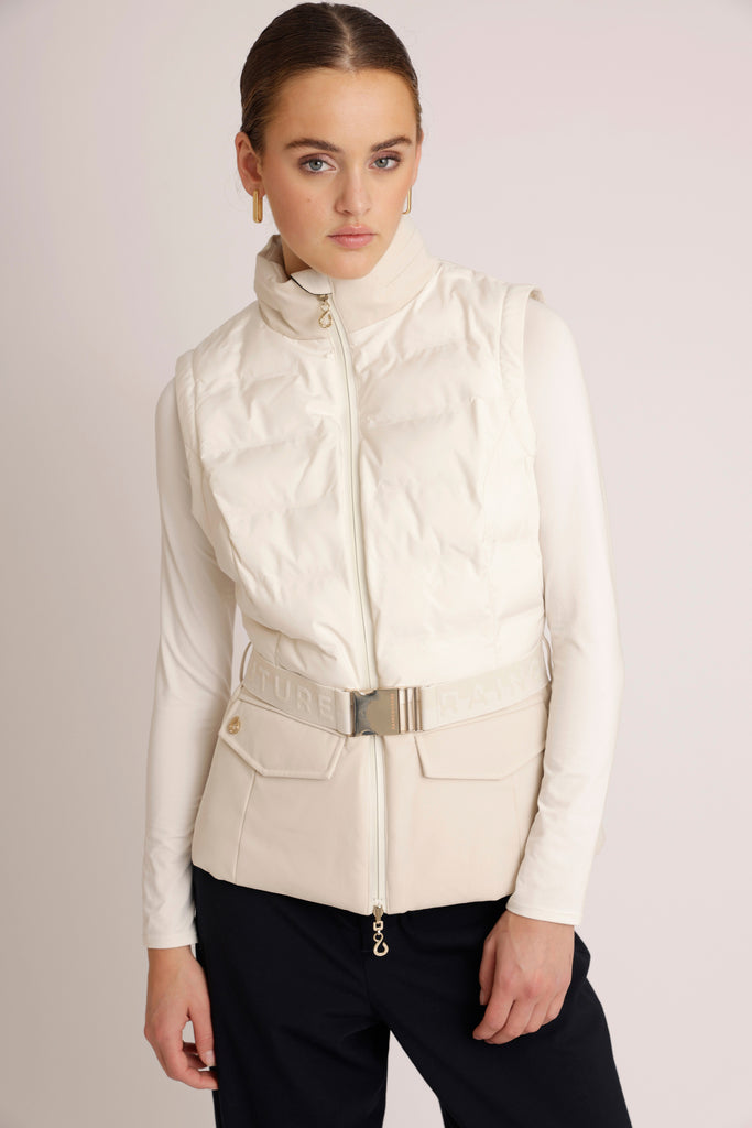 3-in-1 Down Jacket & Bodywarmer 2.0 - Cream