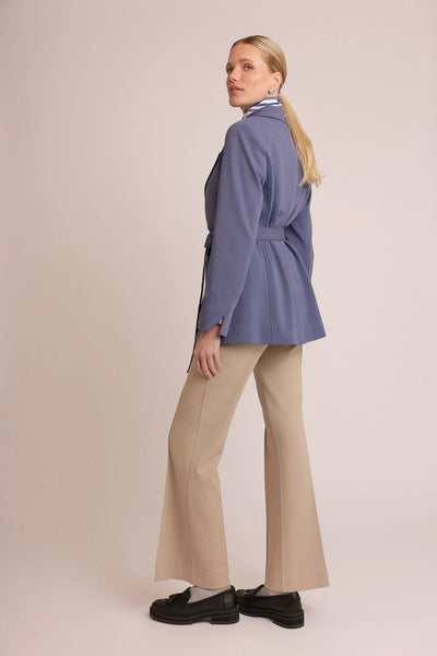 Wrinkle-Free Stretch Blazer | Mid-Blue