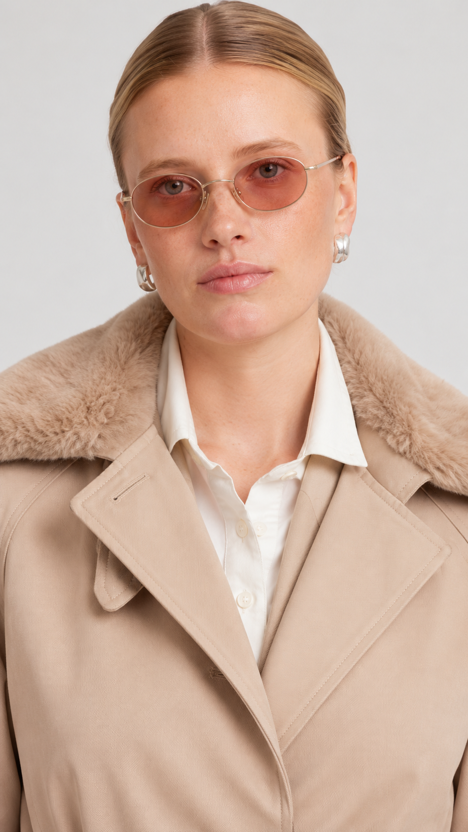 Waterproof Puffer Trench | Beige