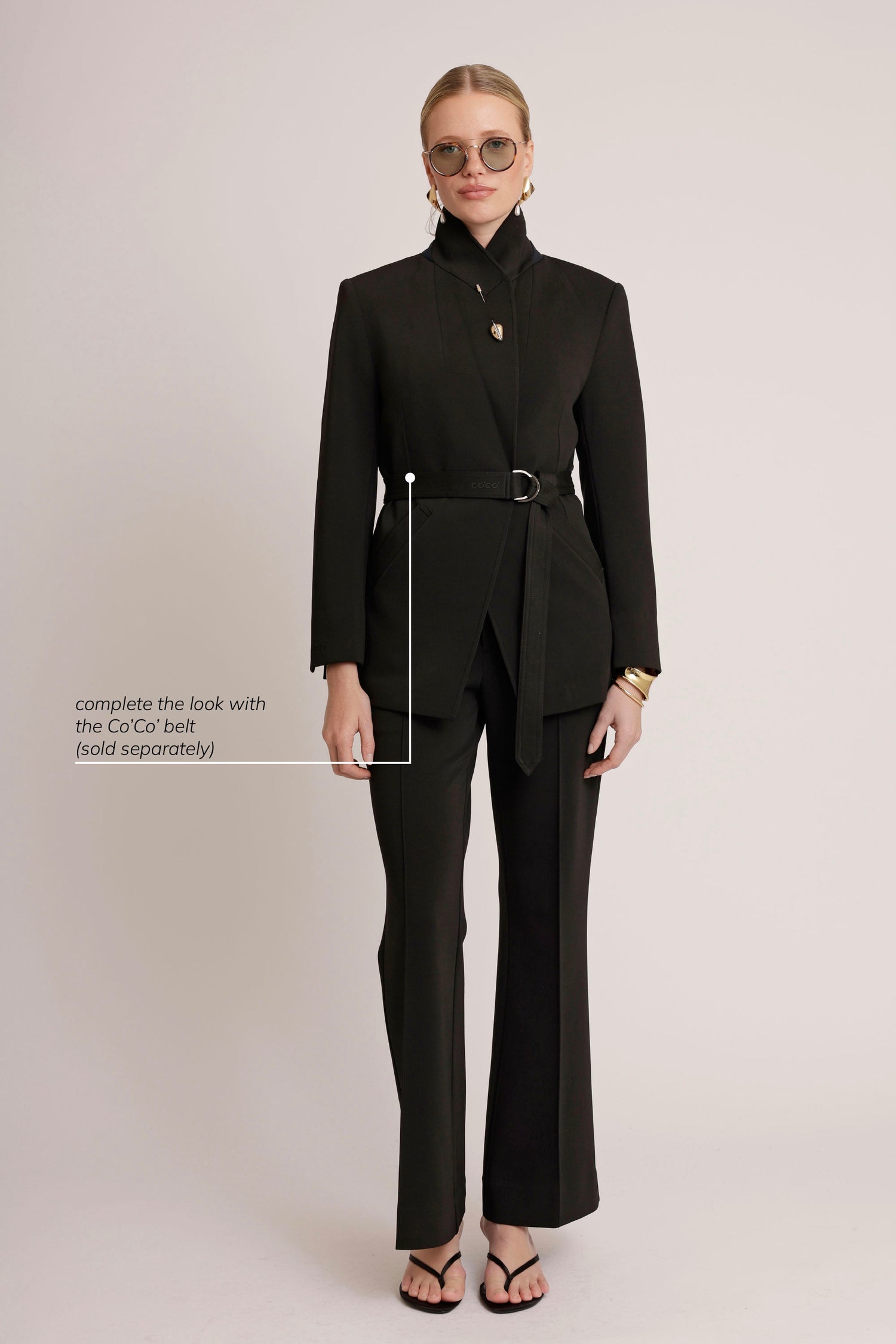 Wrinkle-Free Stretch Blazer | Almost Black