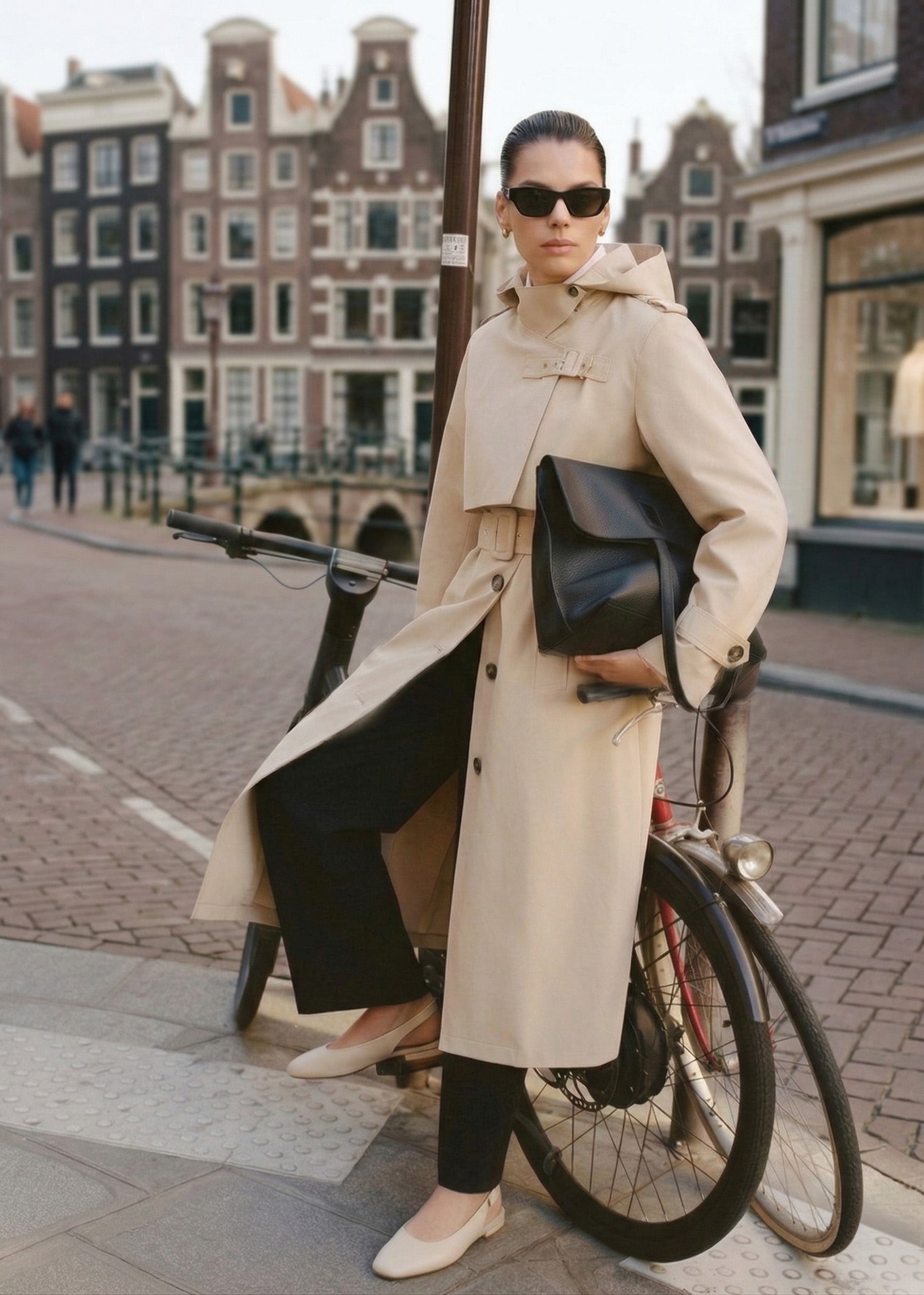 3-in-1 Trench Dress - Cream