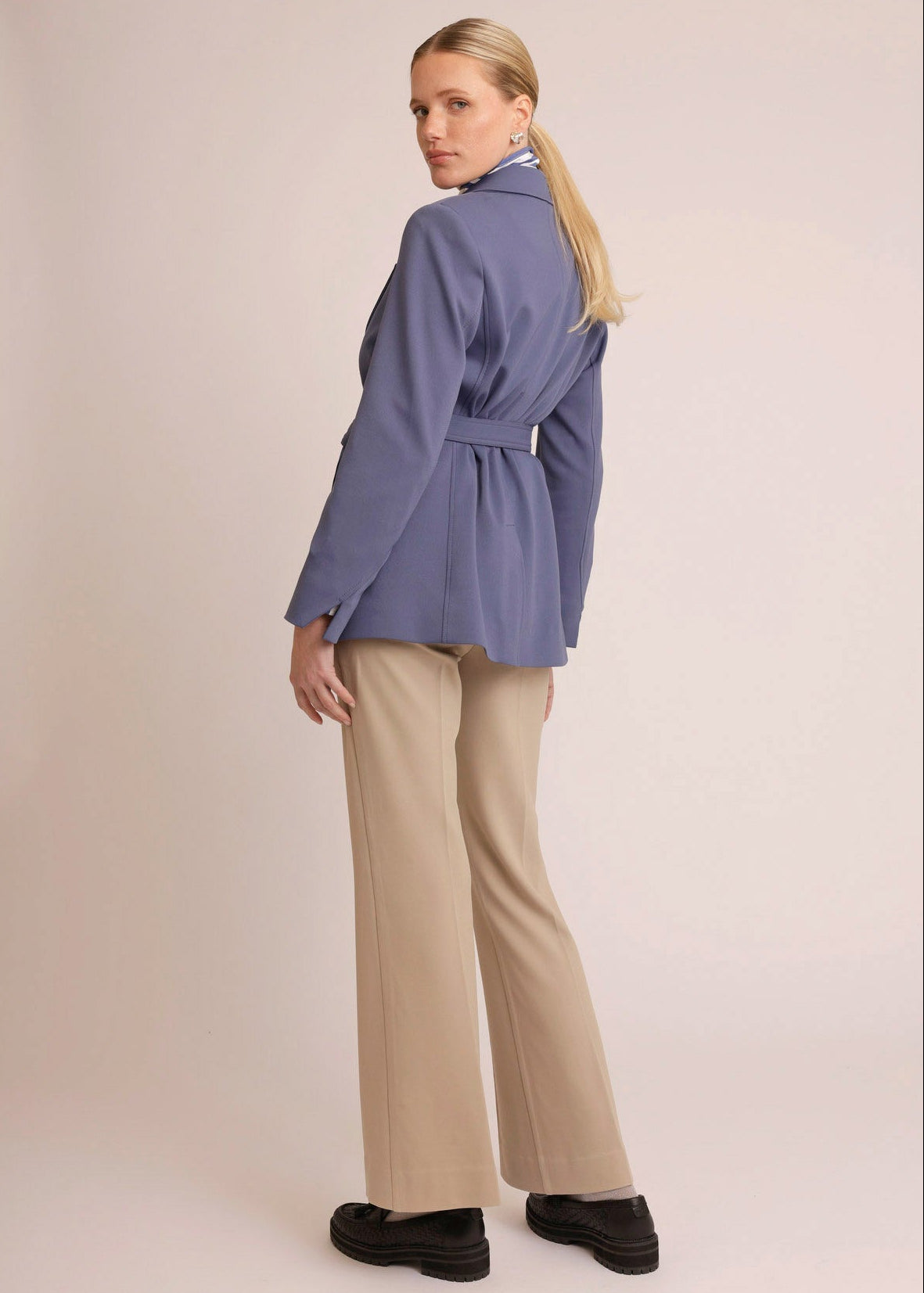 Adjustable Waist-Defining Belt | Mid-Blue