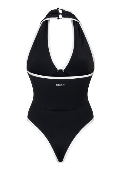 Sculpting All-Day Bodysuit | Black-White