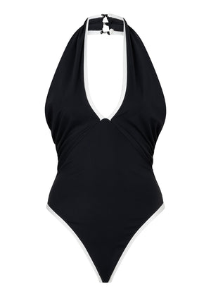 Sculpting All-Day Bodysuit | Black-White