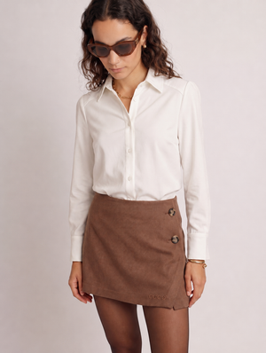 Bike-Friendly Skort | Brown